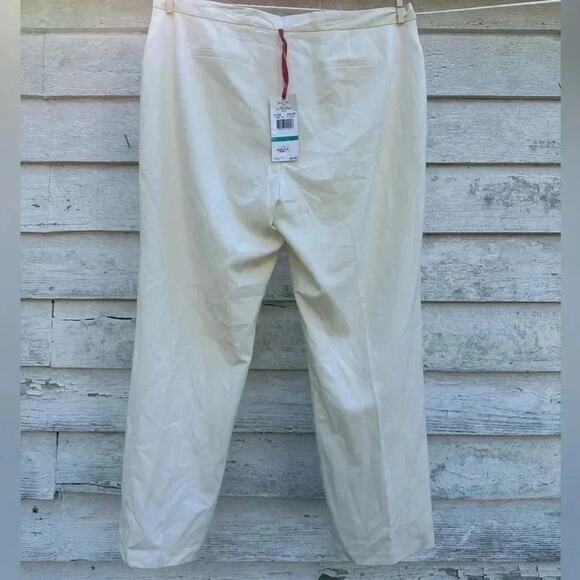 Rudy Rd, cream colored dress pants NWT Size16P - Picture 3 of 4